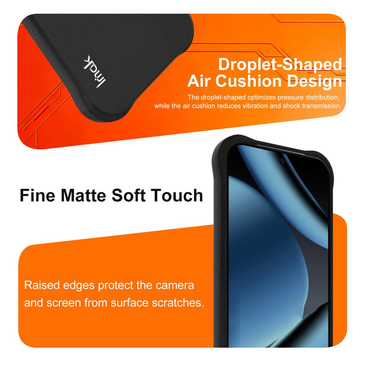 For Google Pixel 11 Pro imak Shockproof Airbag TPU Phone Case - Matte Black - EDA010145602A