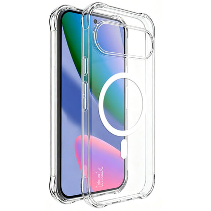For Google Pixel 11 Pro XL imak Magnetic Shockproof Airbag TPU Phone Case - Transparent - EDA010146201A