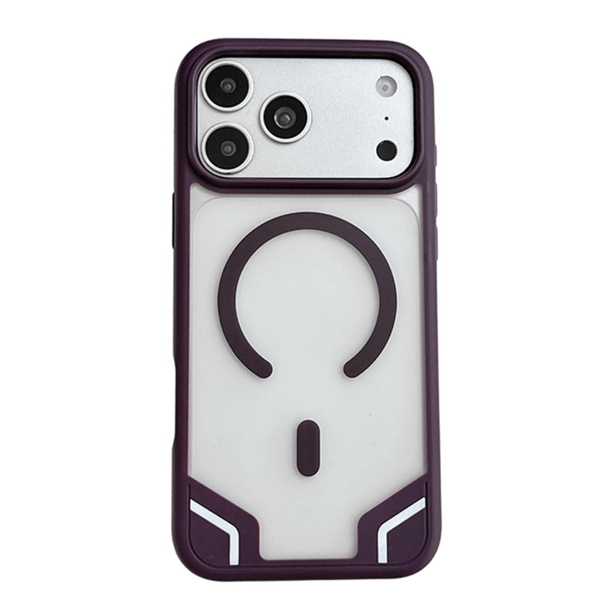 For iPhone 18 Pro Armor 2 in 1 TPU Hybrid PC Frosted Magnetic Phone Case - Red - EDA010168104E