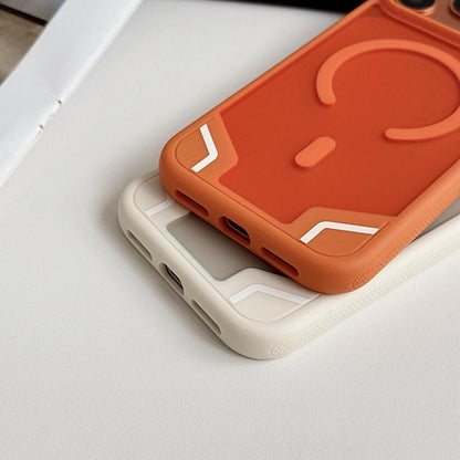 For iPhone 17 Pro Armor 2 in 1 TPU Hybrid PC Frosted Magnetic Phone Case - Blue - EDA010168102D