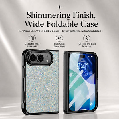 For iPhone Duo Flash Diamond Integrated Film Phone Case - Green - EDA010176701C