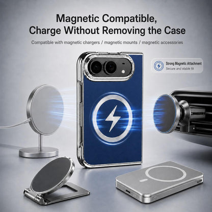 For iPhone Duo Flash Magnetic Integrated Film Phone Case - Green - EDA010177101B