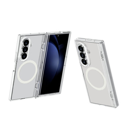 For Galaxy Z Fold8 Ultra 5G Terminator Style Glitter Powder MagSafe Magnetic Phone Case - Transparent - EDA010178102F