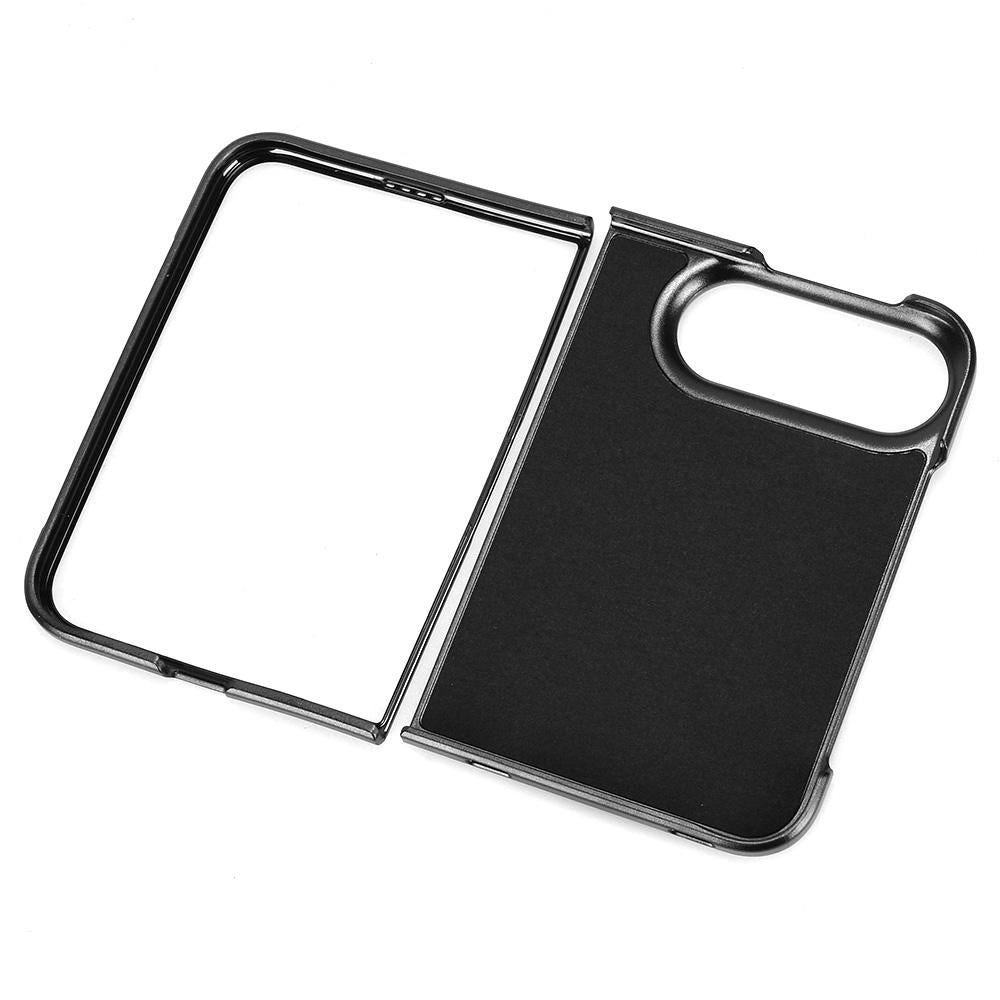 For iPhone Duo PU Leather PC Phone Case - Black - EDA010179801B