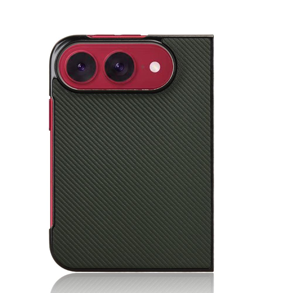 For iPhone Duo PU Leather PC Phone Case - Green - EDA010179801D