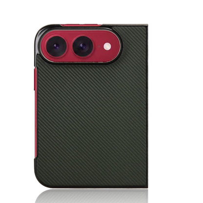 For iPhone Duo PU Leather PC Phone Case - Green - EDA010179801D