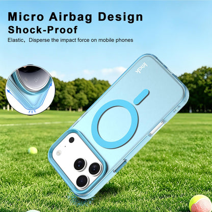For iPhone 18 Pro Max imak Candy Series Magnetic Shockproof Phone Case - Blue - EDA010181201B