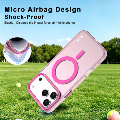 For iPhone 18 Pro Max imak Candy Series Magnetic Shockproof Phone Case - Pink - EDA010181201E