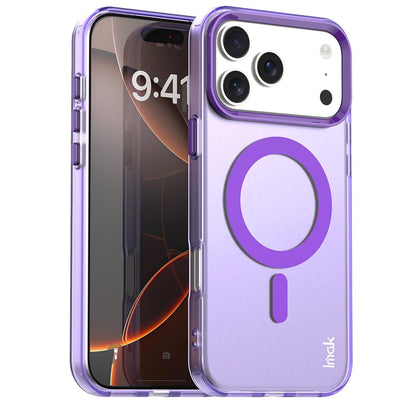 For iPhone 18 Pro Max imak Candy Series Magnetic Shockproof Phone Case - Purple - EDA010181201F
