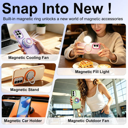 For iPhone 18 Pro Max imak Candy Series Magnetic Shockproof Phone Case - Purple - EDA010181201F