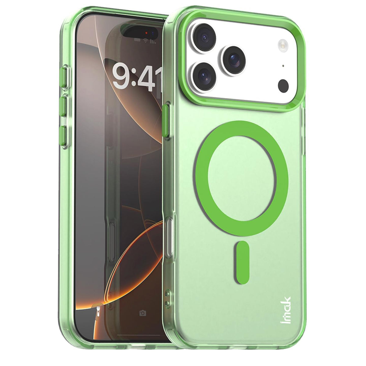 For iPhone 18 Pro imak Candy Series Magnetic Shockproof Phone Case - Green - EDA010181202C