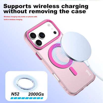 For iPhone 18 Pro imak Candy Series Magnetic Shockproof Phone Case - Pink - EDA010181202E