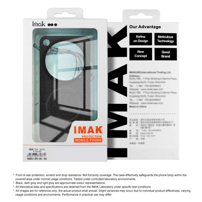 For iPhone 17 Pro Max imak Ruiyi Series Fabric Texture Magnetic Phone Case - Black - EDA010183103A