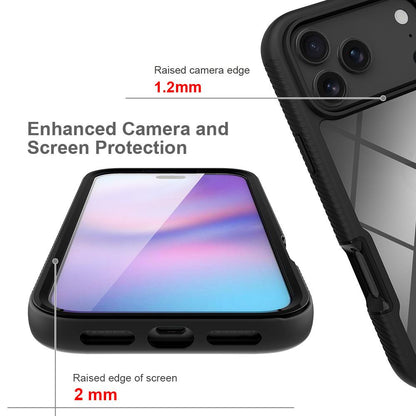For iPhone 18 Pro Max Starry Sky Solid Color Series PC + TPU Phone Case with PET Film - Royal Blue - EDA010188201B