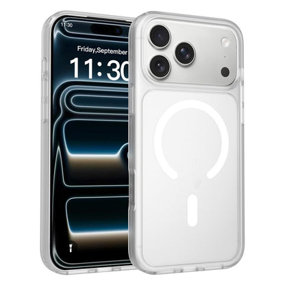 For iPhone 18 Pro Max Skin Feel TPU Hybrid PC MagSafe Phone Case - Transparent - EDA010189001F