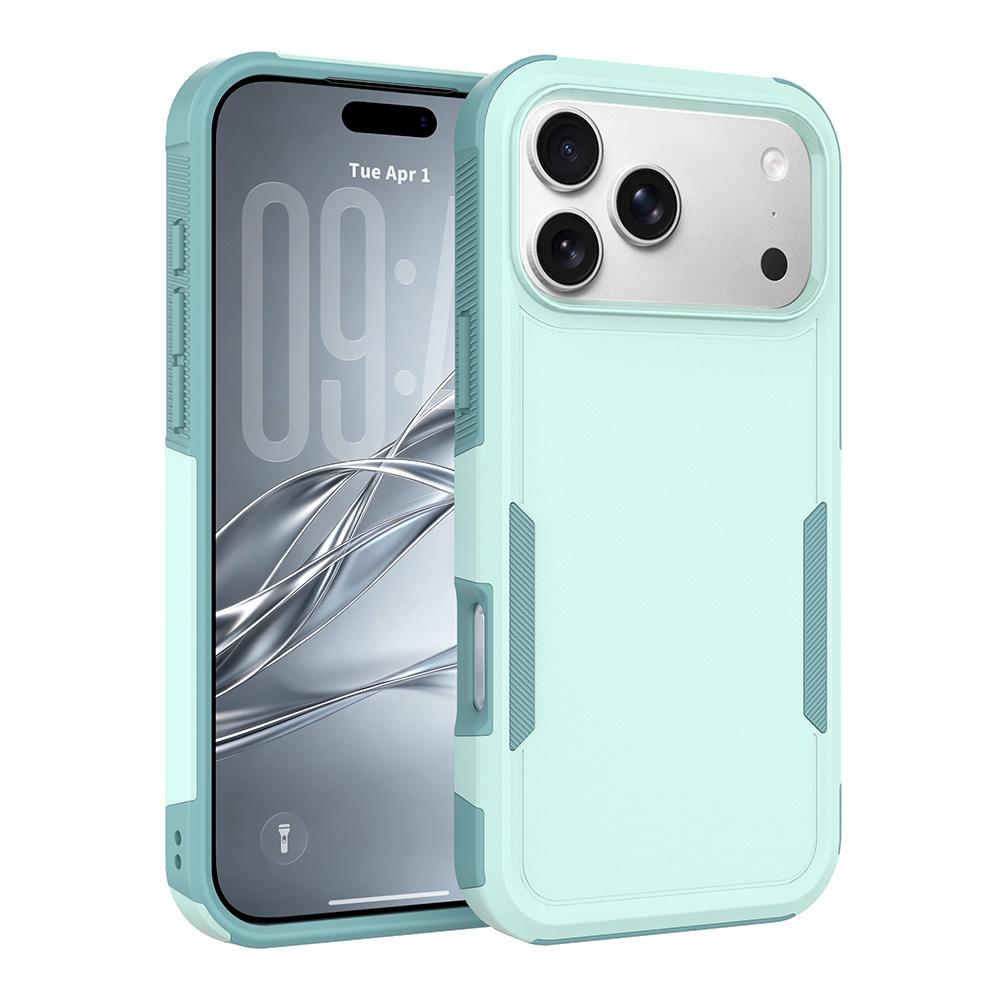 For iPhone 18 Pro Max 2 in 1 PC + TPU Phone Case - Light Green - EDA010189101A