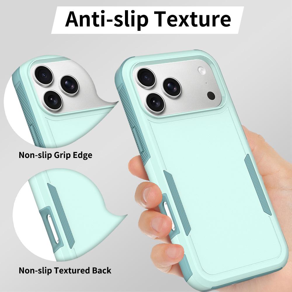 For iPhone 18 Pro Max 2 in 1 PC + TPU Phone Case - Light Green - EDA010189101A