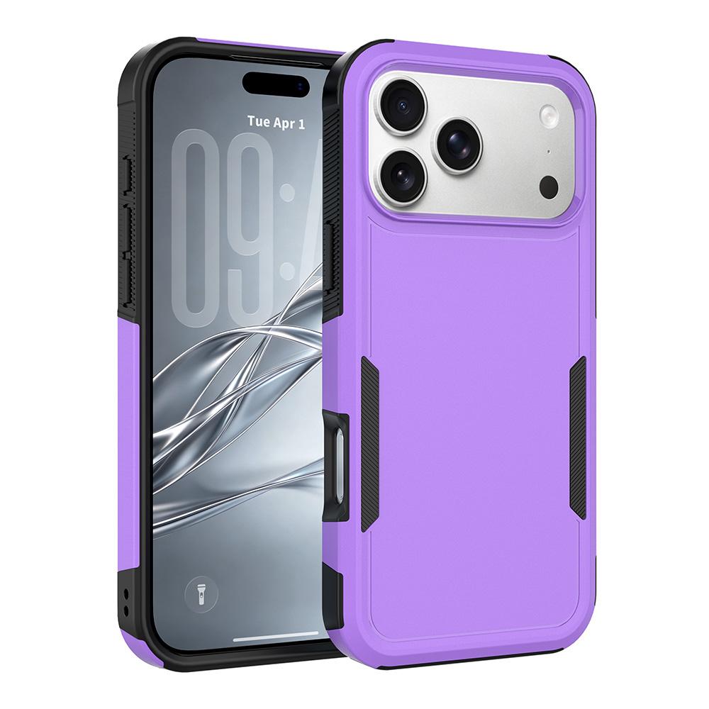 For iPhone 18 Pro Max 2 in 1 PC + TPU Phone Case - Purple - EDA010189101D