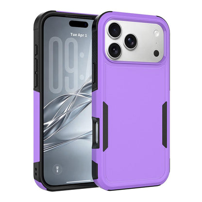 For iPhone 18 Pro Max 2 in 1 PC + TPU Phone Case - Purple - EDA010189101D