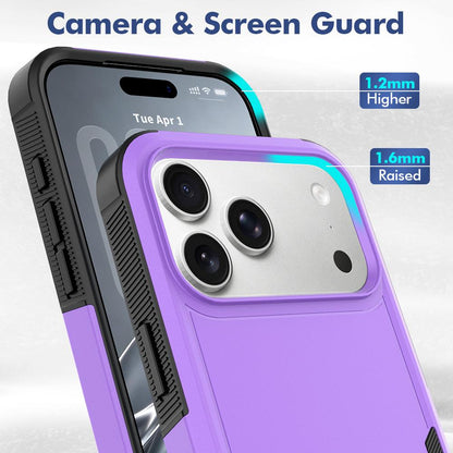 For iPhone 18 Pro Max 2 in 1 PC + TPU Phone Case - Purple - EDA010189101D