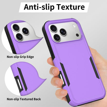 For iPhone 18 Pro Max 2 in 1 PC + TPU Phone Case - Purple - EDA010189101D