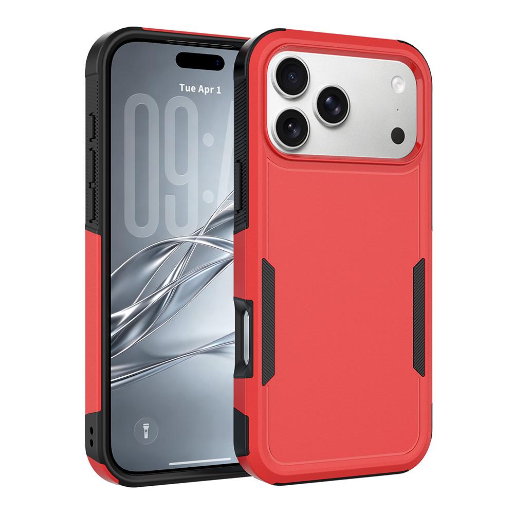 For iPhone 18 Pro Max 2 in 1 PC + TPU Phone Case - Red - EDA010189101E
