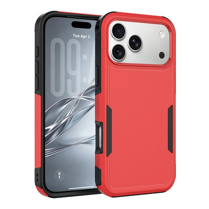 For iPhone 18 Pro Max 2 in 1 PC + TPU Phone Case - Red - EDA010189101E