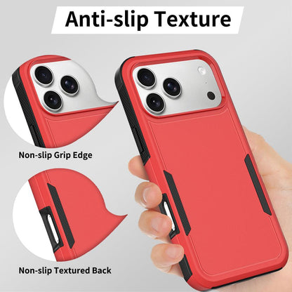 For iPhone 18 Pro Max 2 in 1 PC + TPU Phone Case - Red - EDA010189101E
