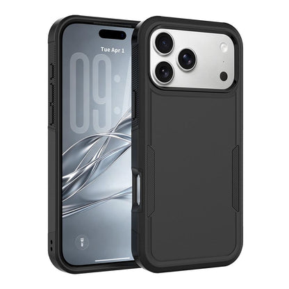 For iPhone 18 Pro Max 2 in 1 PC + TPU Phone Case - Black - EDA010189101F