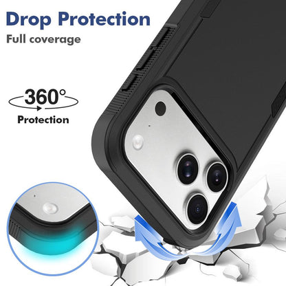 For iPhone 18 Pro Max 2 in 1 PC + TPU Phone Case - Black - EDA010189101F