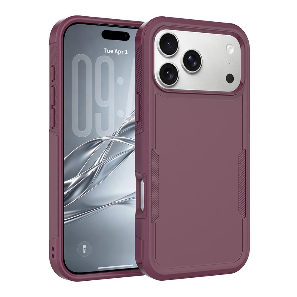 For iPhone 18 Pro Max 2 in 1 PC + TPU Phone Case - Cherry Red - EDA010189101H