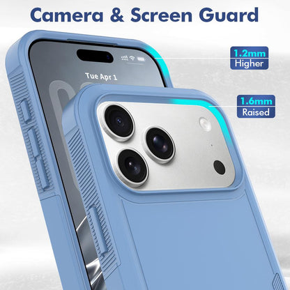 For iPhone 18 Pro Max 2 in 1 PC + TPU Phone Case - Sierra Blue - EDA010189101I