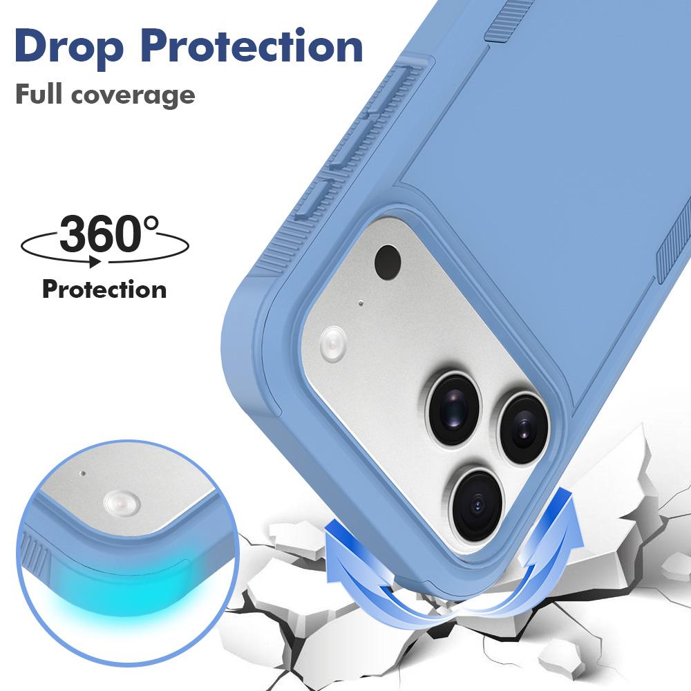 For iPhone 18 Pro Max 2 in 1 PC + TPU Phone Case - Sierra Blue - EDA010189101I
