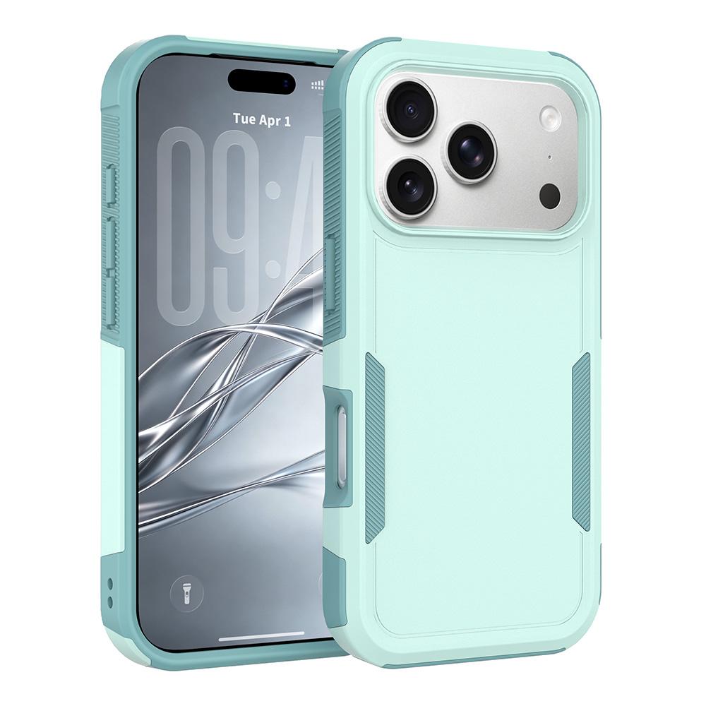For iPhone 18 Pro 2 in 1 PC + TPU Phone Case - Light Green - EDA010189102A