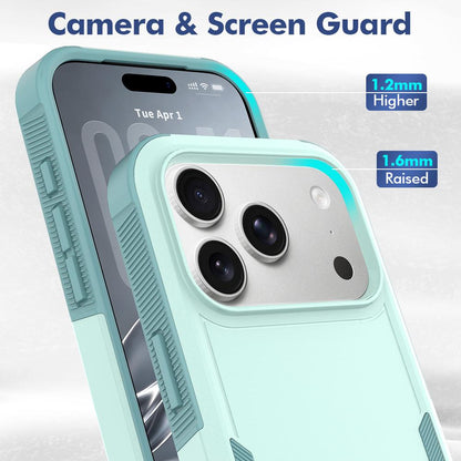 For iPhone 18 Pro 2 in 1 PC + TPU Phone Case - Light Green - EDA010189102A