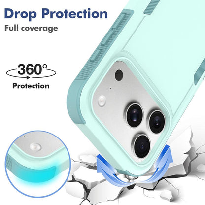 For iPhone 18 Pro 2 in 1 PC + TPU Phone Case - Light Green - EDA010189102A