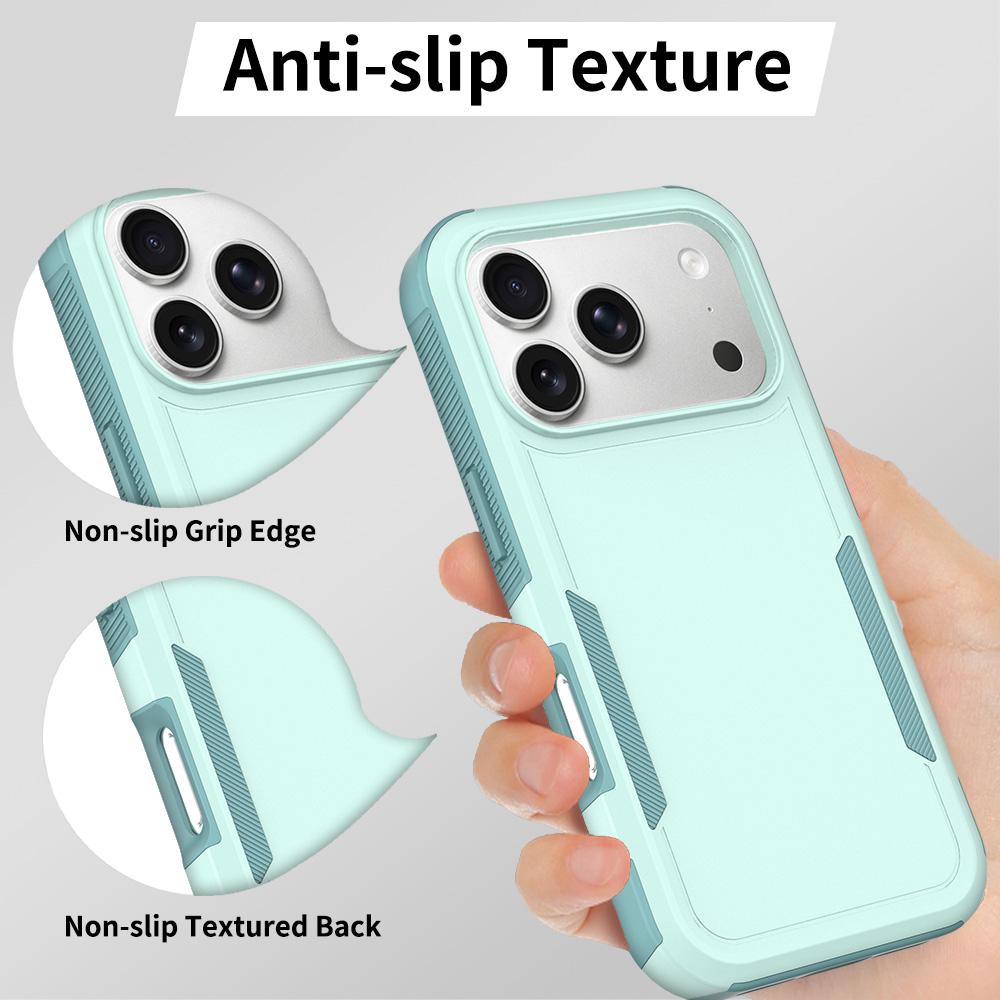 For iPhone 18 Pro 2 in 1 PC + TPU Phone Case - Light Green - EDA010189102A