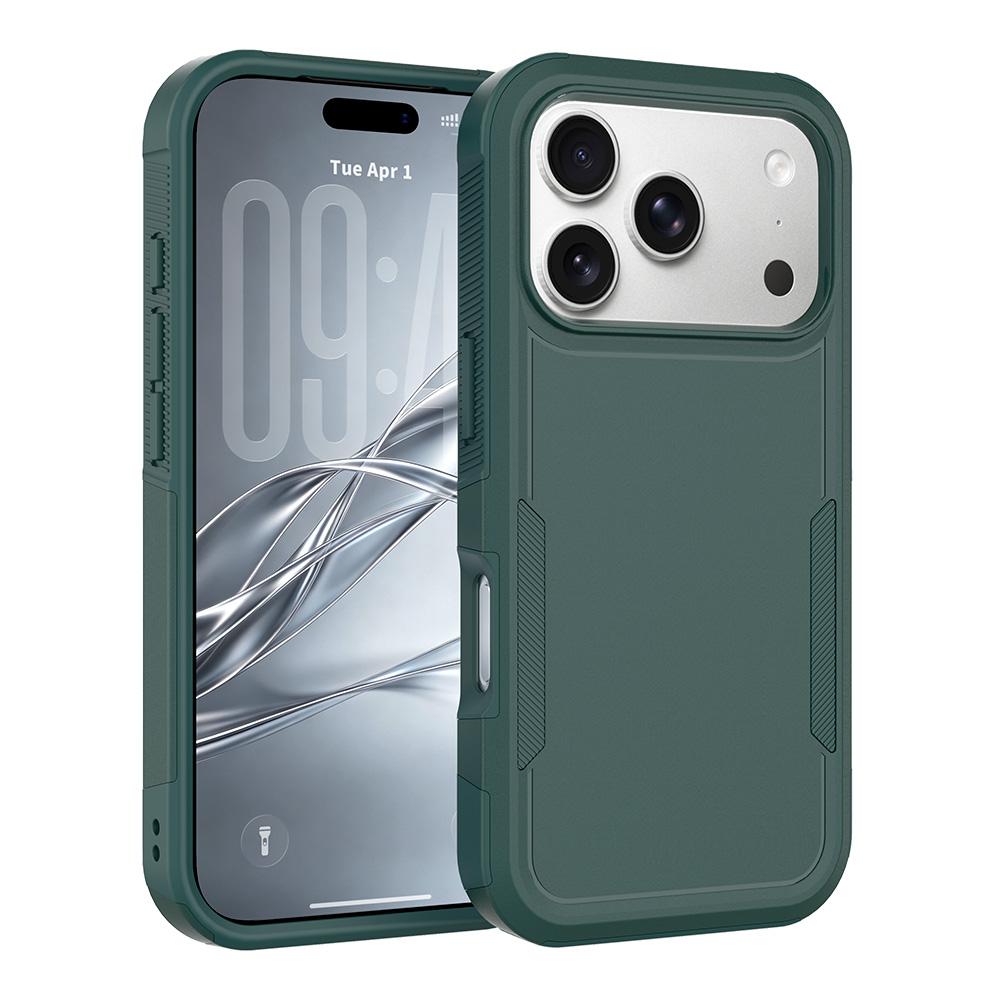 For iPhone 18 Pro 2 in 1 PC + TPU Phone Case - Dark Green - EDA010189102B