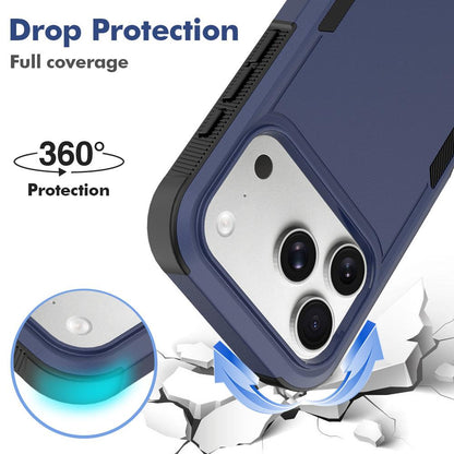 For iPhone 18 Pro 2 in 1 PC + TPU Phone Case - Dark Blue - EDA010189102C