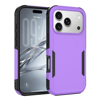 For iPhone 18 Pro 2 in 1 PC + TPU Phone Case - Purple - EDA010189102D