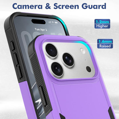 For iPhone 18 Pro 2 in 1 PC + TPU Phone Case - Purple - EDA010189102D