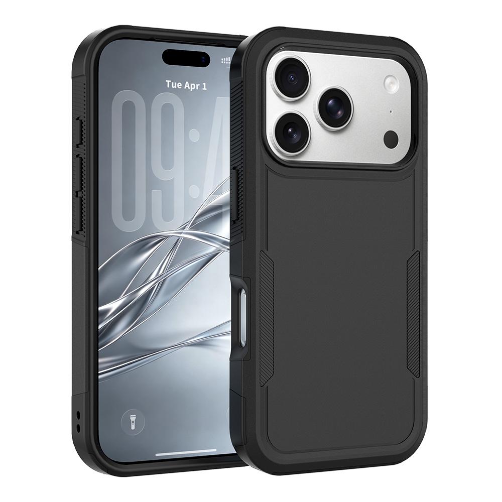 For iPhone 18 Pro 2 in 1 PC + TPU Phone Case - Black - EDA010189102F