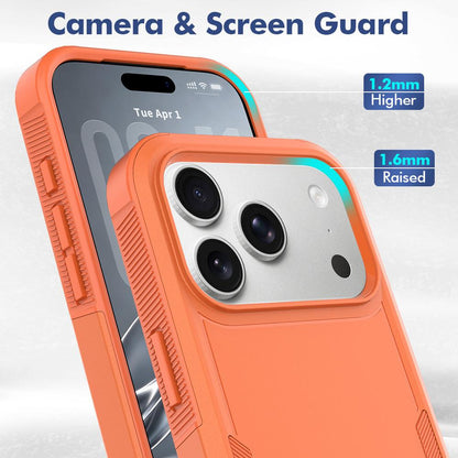For iPhone 18 Pro 2 in 1 PC + TPU Phone Case - Orange - EDA010189102G