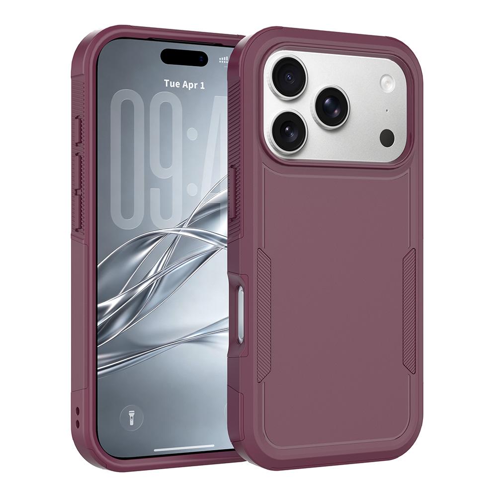 For iPhone 18 Pro 2 in 1 PC + TPU Phone Case - Cherry Red - EDA010189102H