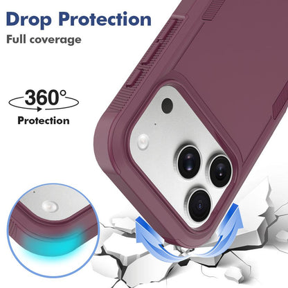 For iPhone 18 Pro 2 in 1 PC + TPU Phone Case - Cherry Red - EDA010189102H
