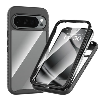 For Google Pixel 11 Pro XL Starry Sky Solid Color Series PC + TPU Phone Case with PET Film - Black - EDA010195901A