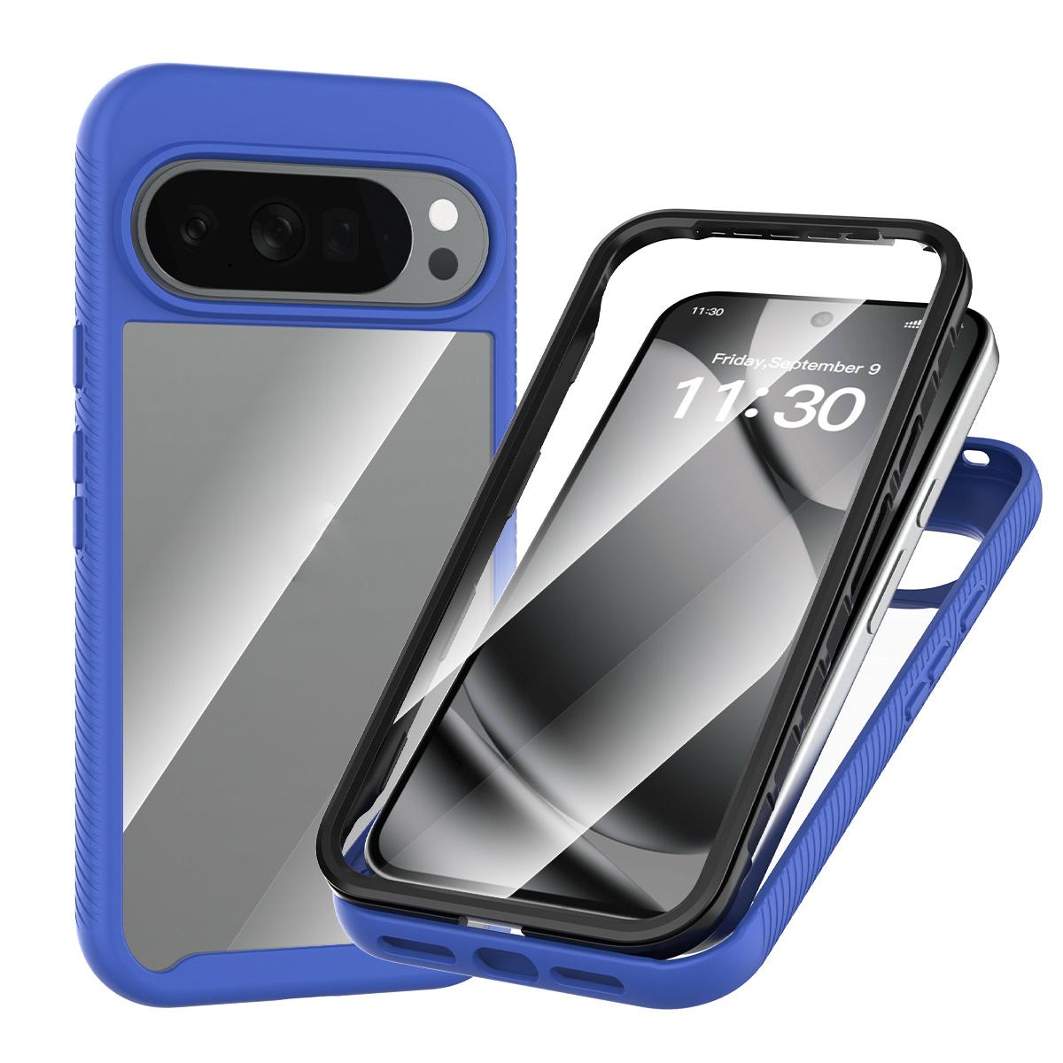 For Google Pixel 11 Pro XL Starry Sky Solid Color Series PC + TPU Phone Case with PET Film - Royal Blue - EDA010195901C