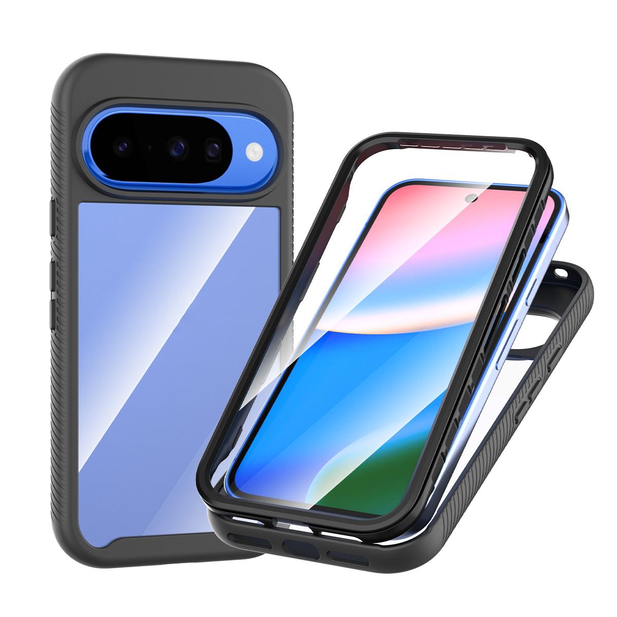 For Google Pixel 11 / 11 Pro Starry Sky Solid Color Series PC + TPU Phone Case with PET Film - Black - EDA010195902A
