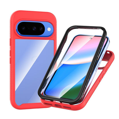 For Google Pixel 11 / 11 Pro Starry Sky Solid Color Series PC + TPU Phone Case with PET Film - Red - EDA010195902D