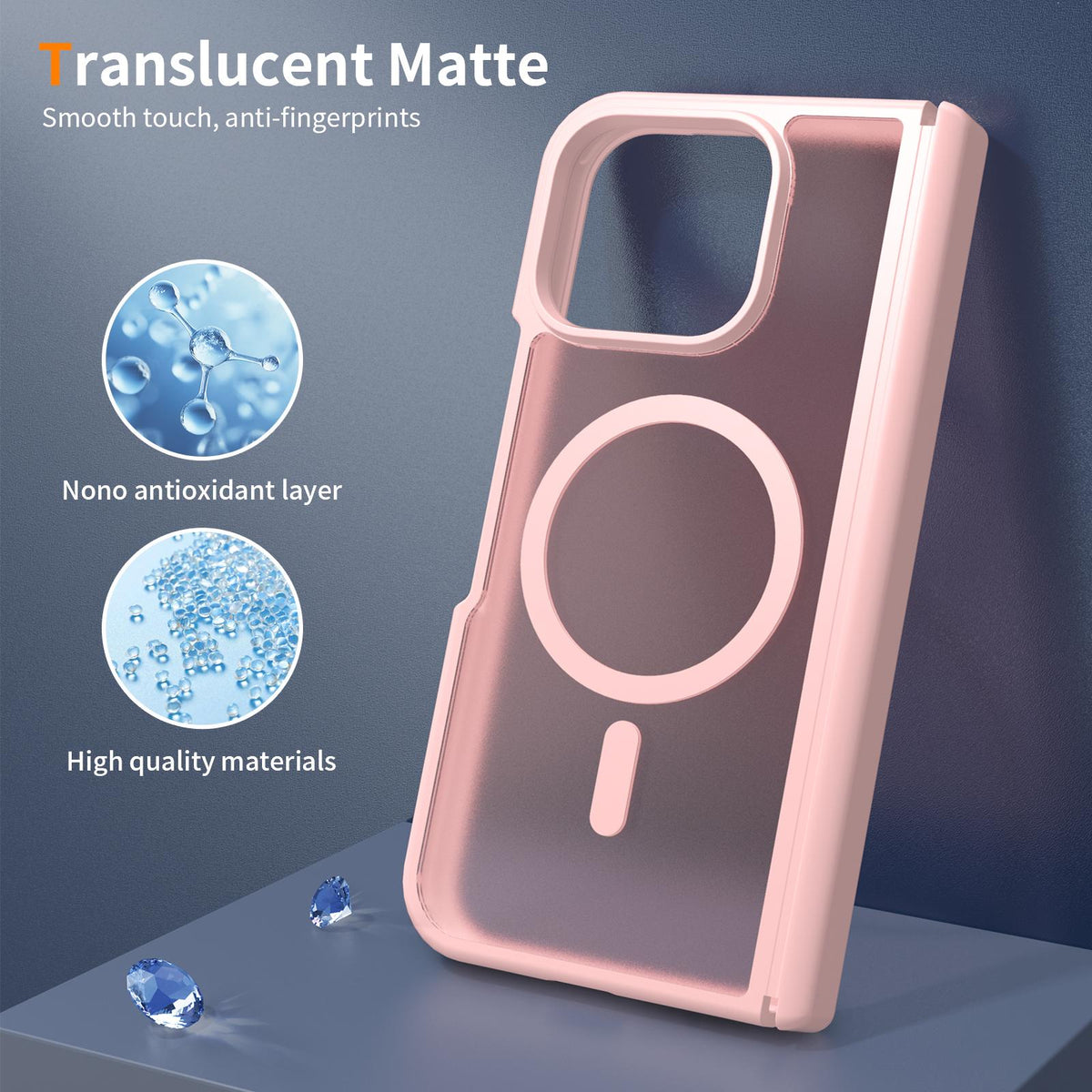 For Google Pixel 11 Pro Fold Skin Feel TPU Hybrid PC Magnetic Phone Case with Hinge Cover - Pink - EDA010202101C
